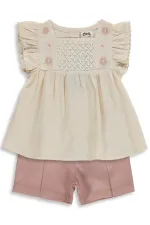 Bebek Takım 0-24 Ay Krem - Paket