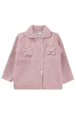 Kız Çocuk Hırka 2-5 Yaş Gül - Paket