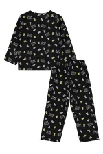 Ensemble pyjama fille, 2-5 ans, noir - Emballage