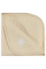 Baby Blanket and Swaddle Set 0-24 Months, Tan - Package