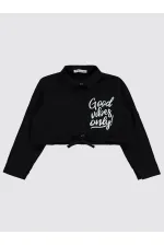 Kız Çocuk Gömlek 6-9 Yaş Siyah - Paket