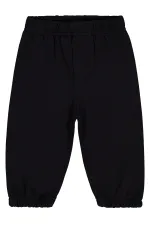 Baby Tracksuit Bottoms 0-24 Months Black - Pack