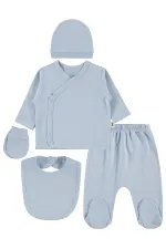 Ensemble de body bébé 0-24 mois bleu - Emballage
