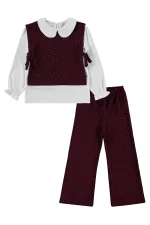 Girls' Team Set, Ages 10-13, Burgundy - Package