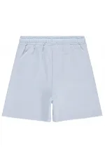 Short pour fille, 10-13 ans, bleu clair - Lot