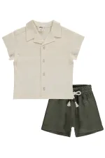 Baby Set 0-24 Months Ecru-Khaki - Package