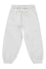 Pantalons pour filles, 2-5 ans, blancs - Lot