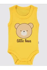 Bebek Çıtçıtlı Badi 0-24 Ay Hardal - Paket