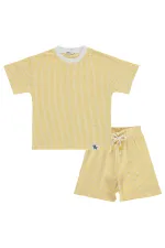 Erkek Çocuk Takım 2-5 Yaş Sarı - Paket