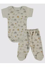 Baby Bodysuit Sets 0-24 Months Beige - Package