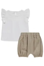 Ensemble bébé 0-24 mois, blanc cassé - Emballage