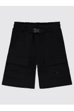 Capri garçon 10-13 ans Noir - Emballage