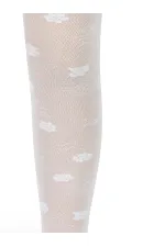 Kız Çocuk Külotlu Çorap 2-9 Yaş Beyaz - Paket