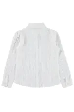 Girls' Shirt, Ages 10-13, Off-White - Package