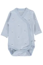 Body bébé à boutons-pression 0-24 mois bleu - Emballage Body bébé à boutons-pression 0-24 mois bleu - Emballage