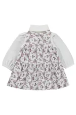 Kız Çocuk Jile ve Elbise 2-5 Yaş Gül Kurusu - Paket