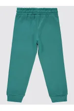 Bas de survêtement garçon 10-13 ans, couleur pétrole - Emballage