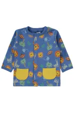 Baby Pajama Set 0-24 Months Light Navy Blue - Package