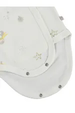 Bebek Çıtçıtlı Badi 0-24 Ay Ekru - Paket Bebek Çıtçıtlı Badi 0-24 Ay Ekru - Paket
