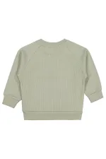 Sweat-shirt vert pour garçon de 2 à 5 ans - Emballage