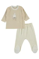 Baby Bodysuit Sets 0-24 Months Beige - Pack