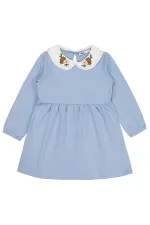 Girl's Vest and Dress 6-9 Years Blue - Package
