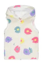 Kız Çocuk Yelek 2-5 Yaş Ekru - Paket