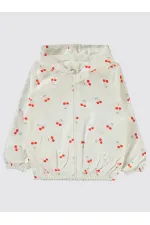 Kız Çocuk Yağmurluk 2-5 Yaş Ekru - Paket