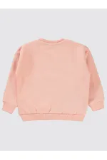 Kız Çocuk Sweatshirt 2-5 Yaş Pudra - Paket