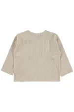 Sweat-shirt garçon, 2-5 ans, beige - Lot