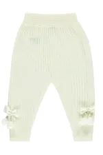 Bas de survêtement bébé 0-24 mois écru - Lot