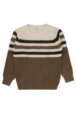 Boys Sweater 6-9 Years Old Dark Brown - Package