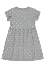 Kız Çocuk Jile ve Elbise 6-9 Yaş Karmelanj - Paket