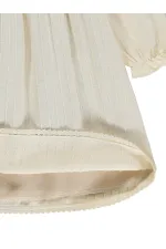 Kız Çocuk Jile ve Elbise 6-9 Yaş Bej - Paket