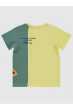 T-shirt garçon jaune clair 2-5 ans - Emballage