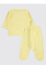 Baby Bodysuit Sets 0-24 Months Yellow - Package