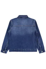 Veste garçon, 10-13 ans, bleue - Emballage