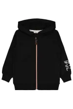 Gilet noir pour fille de 2 à 5 ans - Emballage