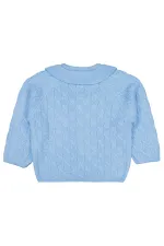 Gilet bleu pour fille (6-9 ans) - Emballage