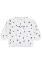 Sweat-shirt bébé 0-24 mois blanc cassé - Lot