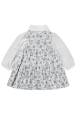 Kız Çocuk Jile ve Elbise 2-5 Yaş Mavi - Paket