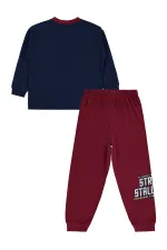 Erkek Çocuk Pijama Takımı 10-13 Yaş Lacivert - Paket