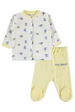 Baby Pajama Set 0-24 Months, Off-White - Package