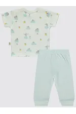 Baby Pajama Set 0-24 Months Blue - Package