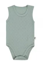 Bebek Çıtçıtlı Badi 0-24 Ay Yeşil - Paket