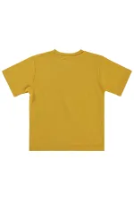 Erkek Çocuk Tişört Km 2-5 Yaş Koyu Hardal - Paket