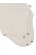 Baby Snap Bodysuit 0-24 Months, Ecru - Package