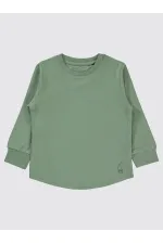 Sweat-shirt garçon 2-5 ans kaki doux - Emballage