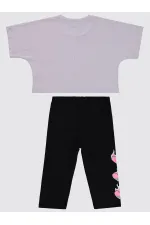 Kız Çocuk Takım 6-9 Yaş Nazik Lavanta - Paket