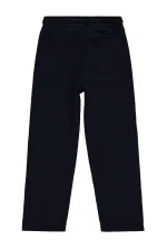 Pantalon garçon, 6-9 ans, bleu marine - Lot